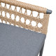 ΠΟΛΥΘΡΟΝΑ BOXER HM6556.01 ΑΛΟΥΜΙΝΙΟ & OLEFIN ΓΚΡΙ-TWIST WICKER 58x60x80Yεκ - 2τεμ **