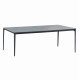 Τραπεζι τραπεζαριασ stad hm6557.01 γκρι αλουμινιο & sintered stone top 180x90x74υεκ **