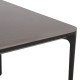 Τραπεζι τραπεζαριασ stad hm6558.01 γκρι αλουμινιο & sintered stone top 220x100x74υεκ **