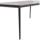 Τραπεζι τραπεζαριασ stad hm6558.01 γκρι αλουμινιο & sintered stone top 220x100x74υεκ **