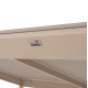Τραπεζι τραπεζαριασ stad hm6558.02 μπεζ αλουμινιο--λευκο sintered stone 220x100x74υεκ **