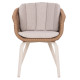 ΠΟΛΥΘΡΟΝΑ VICTUS HM6559.02 ΑΛΟΥΜΙΝΙΟ & OLEFIN ΜΠΕΖ-TWIST WICKER 60x62x76Yεκ - 2τεμ **