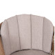 ΠΟΛΥΘΡΟΝΑ VICTUS HM6559.02 ΑΛΟΥΜΙΝΙΟ & OLEFIN ΜΠΕΖ-TWIST WICKER 60x62x76Yεκ - 2τεμ **