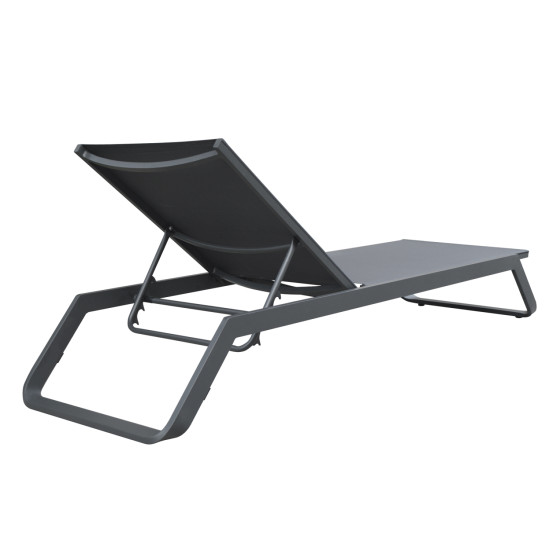 Ξαπλωστρα αλουμινιου marimar hm6562.01 σκελετοσ & textilene γκρι 220x67.5x31.5υεκ **