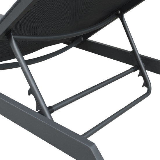 Ξαπλωστρα αλουμινιου marimar hm6562.01 σκελετοσ & textilene γκρι 220x67.5x31.5υεκ **