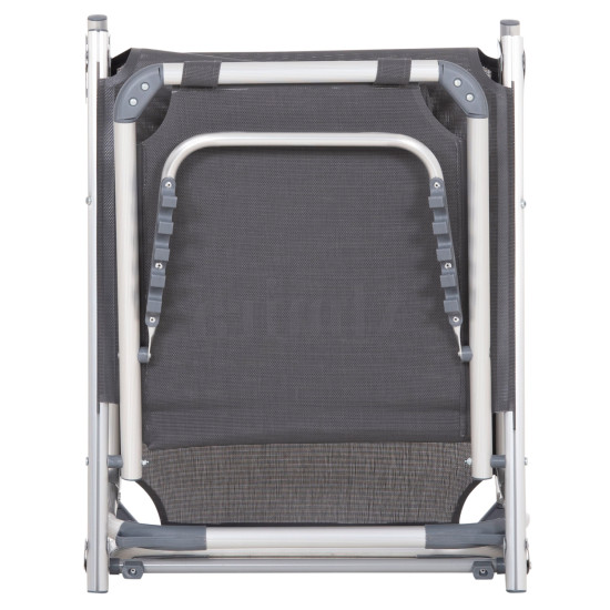 Ξαπλωστρα παραλιασ αλουμινιου βαρ.τυπου almira hm5054.10 γκρι textilene 187x59x78υεκ **