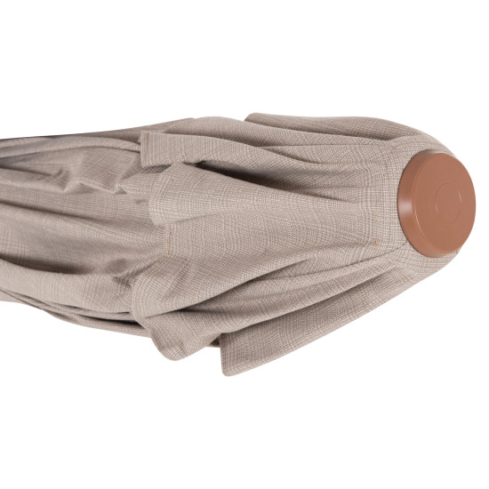 Ομπρελα επαγγελματικη gladell 3x3m hm6604.02 μπεζ πανι-heat transfer αλουμινιο **