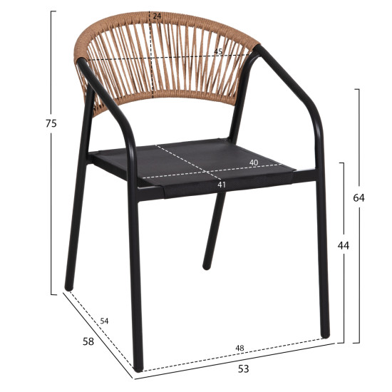 Σετ τραπεζαριασ 5τμχ adam hm10727.03 καρεκλεσ μεταλλικεσ & τραπεζι 110x60εκ μαυρο ** Σετ τραπεζαριασ 5τμχ adam hm10727.03 καρεκλεσ μεταλλικεσ & τραπεζι 110x60εκ μαυρο **