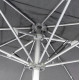 Επαγγελματικη ομπρελα 4x4x3,55yμ gladell hm6605.01 ανοδ.αλουμινιο-ακρυλικο πανι **