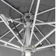 Επαγγελματικη ομπρελα 4x4x3,55yμ gladell hm6605.01 ανοδ.αλουμινιο-ακρυλικο πανι **