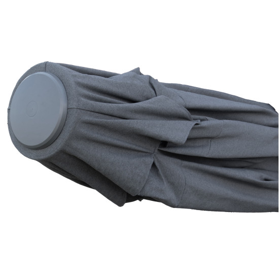 Επαγγελματικη ομπρελα 4x4x3,55yμ gladell hm6605.01 ανοδ.αλουμινιο-ακρυλικο πανι **
