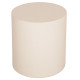 Τραπεζι βοηθητικο στρογγυλο kyoko hm6592.02 μπεζ fiber cement φ40x43υεκ. **