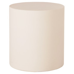 Τραπεζι βοηθητικο στρογγυλο kyoko hm6592.02 μπεζ fiber cement φ40x43υεκ. **