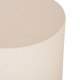 Τραπεζι βοηθητικο στρογγυλο kyoko hm6592.02 μπεζ fiber cement φ40x43υεκ. **