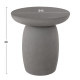 Τραπεζι βοηθητικο fiber cement στρογγυλο hikari hm6593.01 γκρι φ46x48υεκ. **