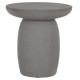 Τραπεζι βοηθητικο fiber cement στρογγυλο hikari hm6593.01 γκρι φ46x48υεκ. **