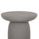 Τραπεζι βοηθητικο fiber cement στρογγυλο hikari hm6593.01 γκρι φ46x48υεκ. **