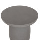 Τραπεζι βοηθητικο fiber cement στρογγυλο hikari hm6593.01 γκρι φ46x48υεκ. **