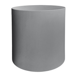 Τραπεζι βοηθητικο fiber cement στρογγυλο kyoko hm6592.01 γκρι φ40x43υεκ. **