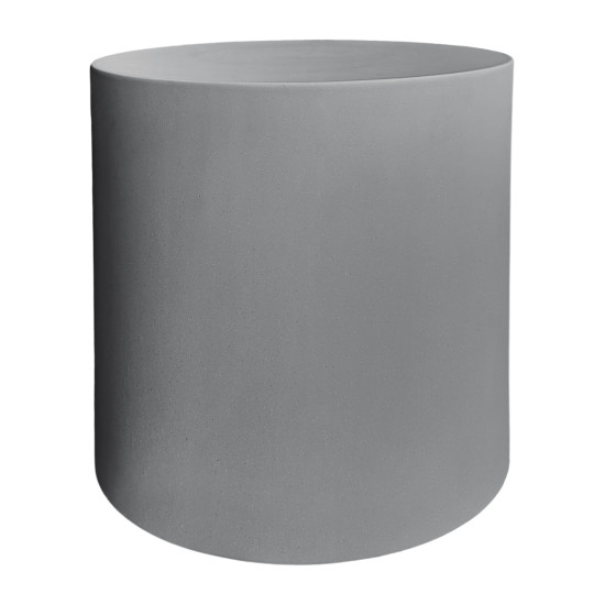 Τραπεζι βοηθητικο fiber cement στρογγυλο kyoko hm6592.01 γκρι φ40x43υεκ. **