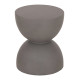 Σκαμπο στρογγυλο zini hm6580.01 fiber cement σε γκρι φ35x43υεκ **