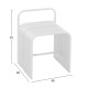 Σκαμπο σειρα intrepid hm6326.02 αλουμινιο σε λευκο 40x38x55υεκ. ** Σκαμπο σειρα intrepid hm6326.02 αλουμινιο σε λευκο 40x38x55υεκ. **