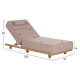 Επαγγελμ. ξαπλωστρα jessie hm10714.05 heat transfer αλουμ.--μπεζ μαξιλαρι 200x71x79υεκ **