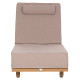 Επαγγελμ. ξαπλωστρα jessie hm10714.05 heat transfer αλουμ.--μπεζ μαξιλαρι 200x71x79υεκ **