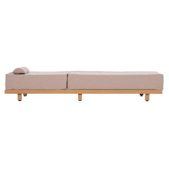 Επαγγελμ. ξαπλωστρα jessie hm10714.05 heat transfer αλουμ.--μπεζ μαξιλαρι 200x71x79υεκ **