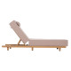 Επαγγελμ. ξαπλωστρα jessie hm10714.05 heat transfer αλουμ.--μπεζ μαξιλαρι 200x71x79υεκ **