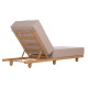 Επαγγελμ. ξαπλωστρα jessie hm10714.05 heat transfer αλουμ.--μπεζ μαξιλαρι 200x71x79υεκ **