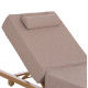 Επαγγελμ. ξαπλωστρα jessie hm10714.05 heat transfer αλουμ.--μπεζ μαξιλαρι 200x71x79υεκ **