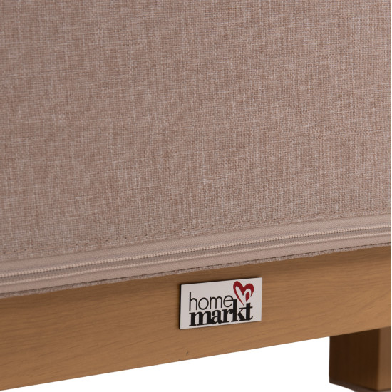 Επαγγελμ. ξαπλωστρα jessie hm10714.05 heat transfer αλουμ.--μπεζ μαξιλαρι 200x71x79υεκ **