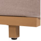 Επαγγελμ. ξαπλωστρα jessie hm10714.05 heat transfer αλουμ.--μπεζ μαξιλαρι 200x71x79υεκ **