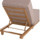 Επαγγελμ. ξαπλωστρα jessie hm10714.05 heat transfer αλουμ.--μπεζ μαξιλαρι 200x71x79υεκ **