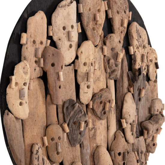 Διακοσμητικο τοιχου στρογγυλο licas hm4441 driftwood σε φυσικο φ62εκ ** Διακοσμητικο τοιχου στρογγυλο licas hm4441 driftwood σε φυσικο φ62εκ **