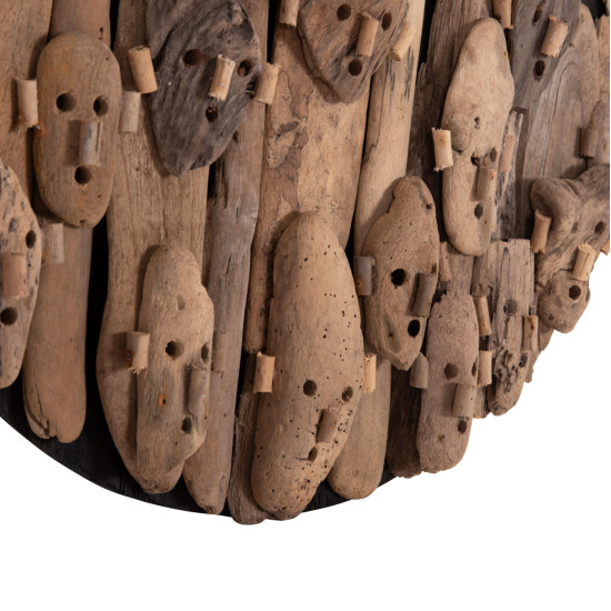 Διακοσμητικο τοιχου στρογγυλο licas hm4441 driftwood σε φυσικο φ62εκ ** Διακοσμητικο τοιχου στρογγυλο licas hm4441 driftwood σε φυσικο φ62εκ **
