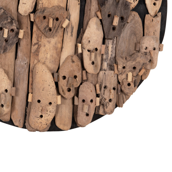 Διακοσμητικο τοιχου στρογγυλο licas hm4441 driftwood σε φυσικο φ62εκ ** Διακοσμητικο τοιχου στρογγυλο licas hm4441 driftwood σε φυσικο φ62εκ **