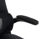 Καρεκλα γραφειου kesi hm1222.01 μαυρo mesh & pp 61x62x125υεκ. **