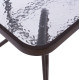 Σετ τραπεζαριασ 5τμχ adam hm10897.02 τραπεζι 110x60εκ & 4 πολυθρονεσ--καφε **