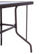 Σετ τραπεζαριασ 5τμχ adam hm10897.02 τραπεζι 110x60εκ & 4 πολυθρονεσ--καφε **