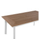 Σετ τραπεζαριασ 5τμχ berg hm10823.01 αλουμινιο-polywood-textilene---λευκο **