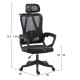 Καρεκλα γραφειου frantic hm1224.01 μαυρo mesh & πολυπροπυλενιο 60x60x134υεκ **