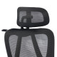 Καρεκλα γραφειου frantic hm1224.01 μαυρo mesh & πολυπροπυλενιο 60x60x134υεκ **