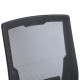Καρεκλα γραφειου zenith hm1225.01 pp & mesh υφασμα--μαυρο 60x60x92-100υεκ **