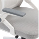 Καρεκλα γραφειου zenith hm1225.02 λευκο pp--ανοιχτο γκρι mesh 60x60x92-100υεκ **