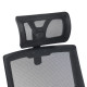Καρεκλα γραφειου matron hm1226.01 μαυρo pp & mesh υφασμα 47x47x128υεκ **