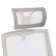 Καρεκλα γραφειου matron hm1226.02 λευκο pp--ανοιχτο γκρι mesh 47x47x128υεκ **