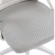 Καρεκλα γραφειου matron hm1226.02 λευκο pp--ανοιχτο γκρι mesh 47x47x128υεκ **