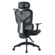 Καρεκλα γραφειου apex hm1227.01 μαυρo mesh & pp 68x68x120-130υεκ **